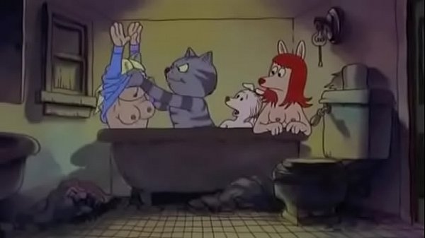 600px x 337px - Fritz the Cat (1972): Bathtub Orgy (Part 1) - Hentai Lab